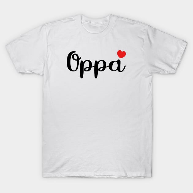 Oppa Design T-Shirt by eesomebysrishti